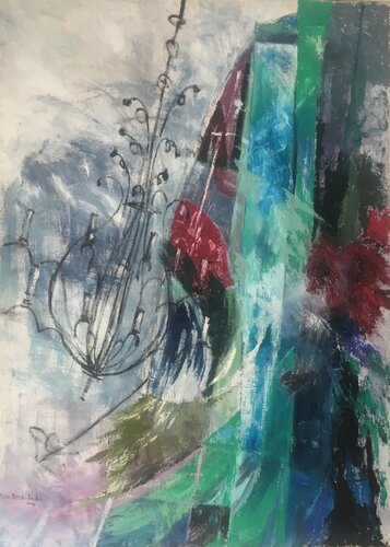 Mansion remnants van Mona Asmar Hecker, Schilderij te koop op Singulart