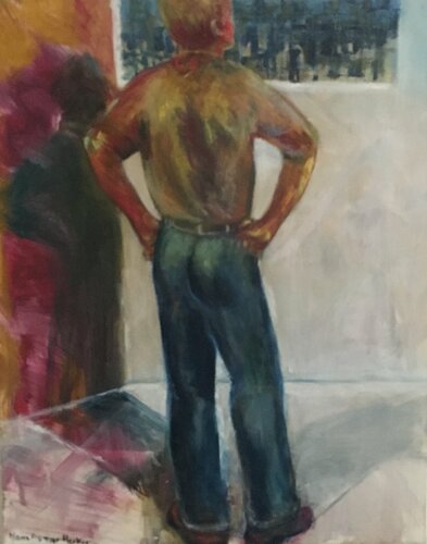 Me and my Shadow par Mona Asmar Hecker, Peinture en vente sur Singulart