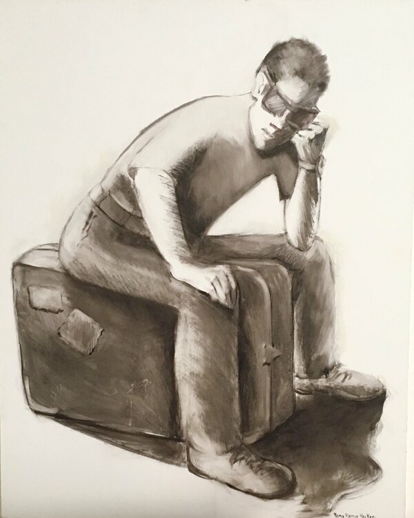 Departure Mona Asmar Hecker