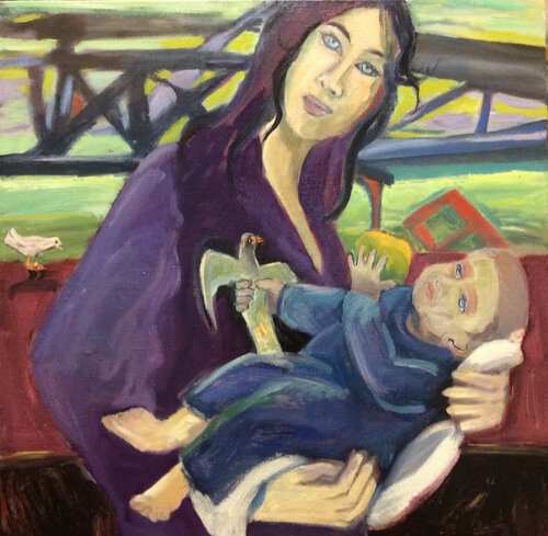 Syrian Survivor di Anne McNeill Pulati, Pittura in vendita su Singulart