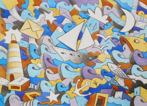 Il viaggio by SKIM Francesco Forconi, Print for Sale on Singulart