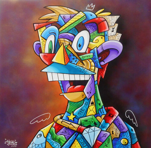 Smile Please!!! by SKIM Francesco Forconi, Painting for Sale on Singulart