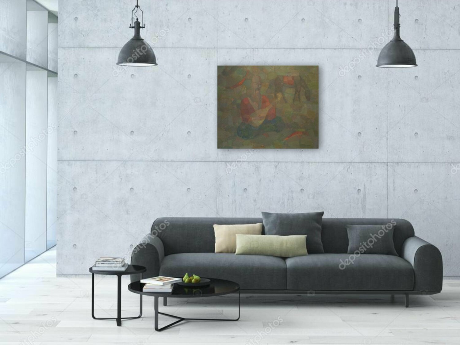 Kozak Mamay by Alex Rubanov (2015) Painting Acrylic, Oil on Canvas