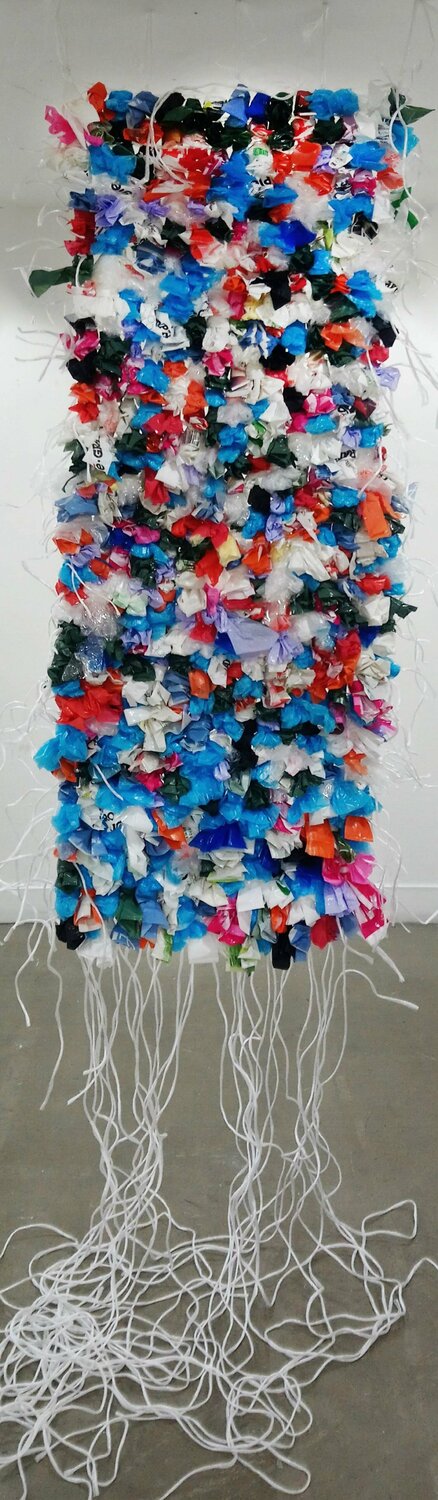 plastic bag rug Kimia Pishdadian