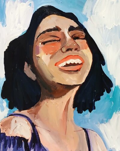 Open Skies van Winibey Lopez, Werk op papier te koop op Singulart