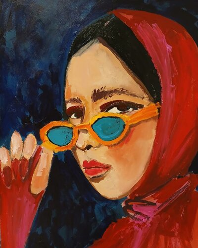 Holding the Gaze di Winibey Lopez, Opera su carta in vendita su Singulart