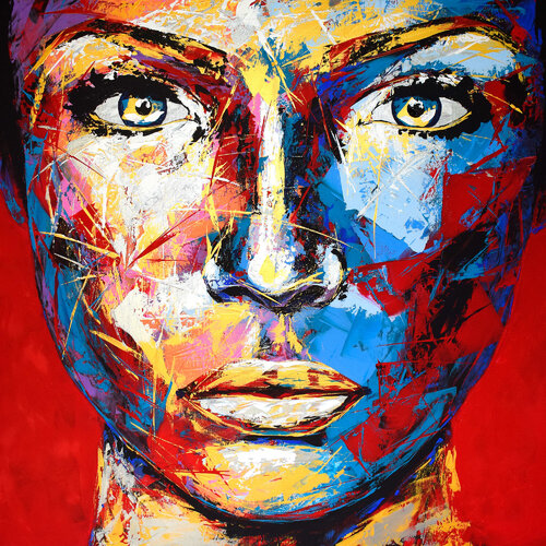 Original 103 gold face de Eugen Dick, Pintura a la venta en Singulart
