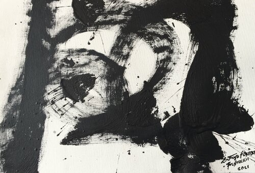 Frustración - Frustration van Cinthya Picazo, Schilderij te koop op Singulart