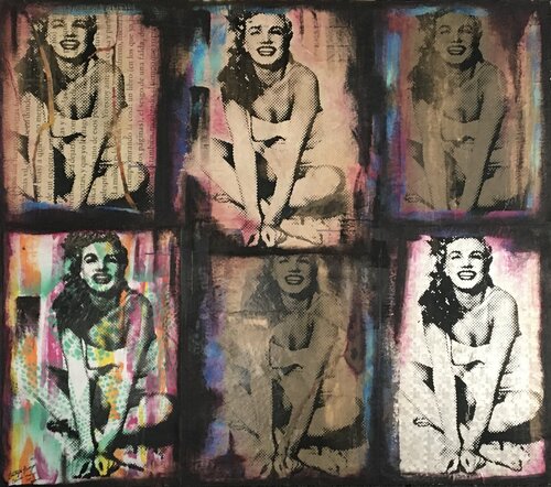 Marilyn Monroe. (Serigrafia) Cinthya Picazo
