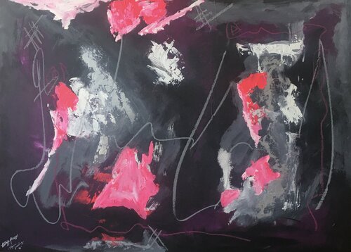 Figure Passing van Cinthya Picazo, Schilderij te koop op Singulart