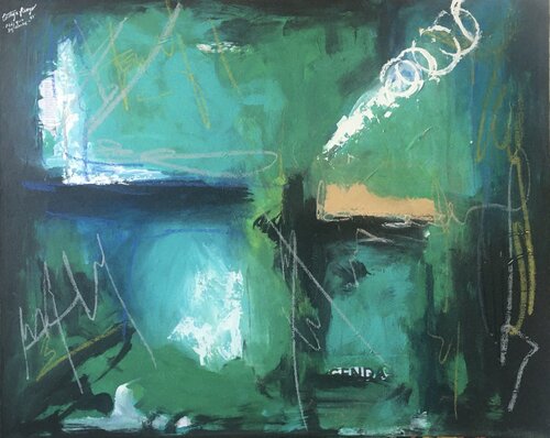 Abstract - Más que suficiente (More than enough) par Cinthya Picazo, Peinture en vente sur Singulart