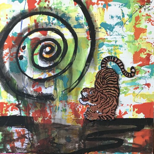 Fear van Cinthya Picazo, Schilderij te koop op Singulart