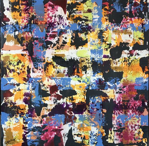 Flowers of winter van Cinthya Picazo, Schilderij te koop op Singulart