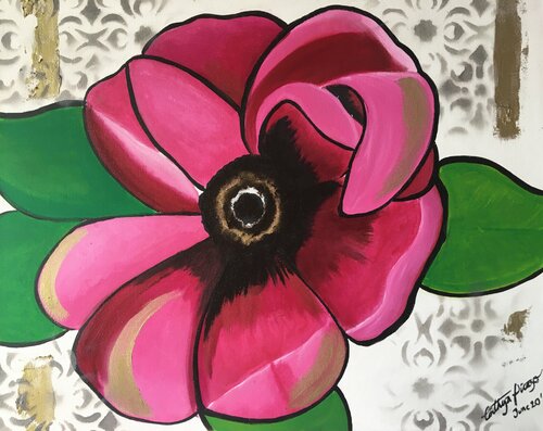 FLOWER van Cinthya Picazo, Schilderij te koop op Singulart
