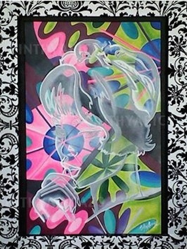 Lucy in the sky van Cinthya Picazo, Schilderij te koop op Singulart