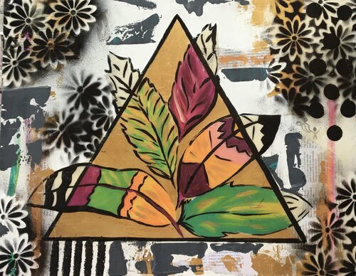 Sagrada Geometria van Cinthya Picazo, Schilderij te koop op Singulart