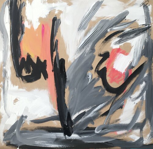 Abstract - Disaster. van Cinthya Picazo, Schilderij te koop op Singulart