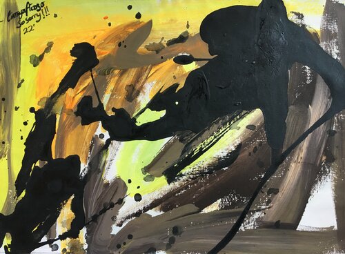 Abstract - So sorry van Cinthya Picazo, Schilderij te koop op Singulart