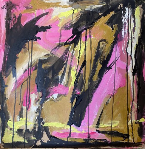 Pain - Dolor van Cinthya Picazo, Schilderij te koop op Singulart