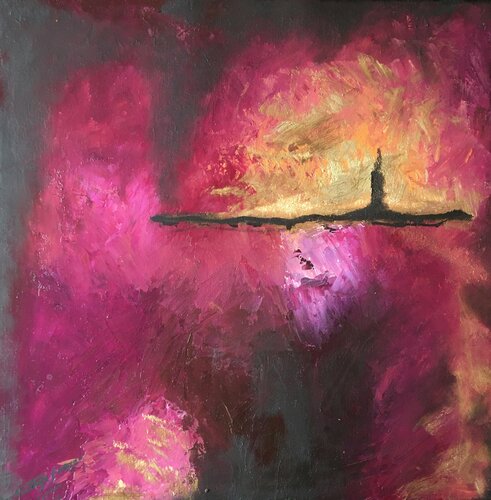 Passion. (Monolito) de Cinthya Picazo, Pintura a la venta en Singulart