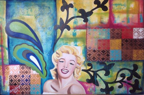 Marilyn Monroe Smile de Cinthya Picazo, Pintura a la venta en Singulart