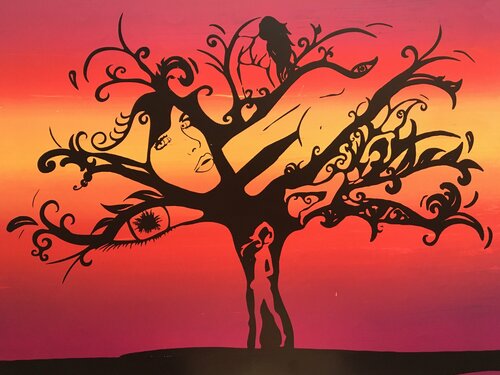 Sunset red de Cinthya Picazo, Impresión a la venta en Singulart