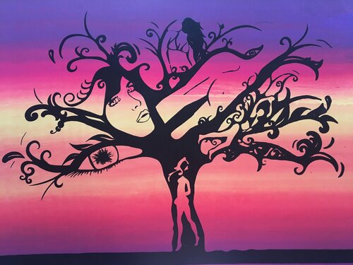 Sunset Orange de Cinthya Picazo, Impresión a la venta en Singulart