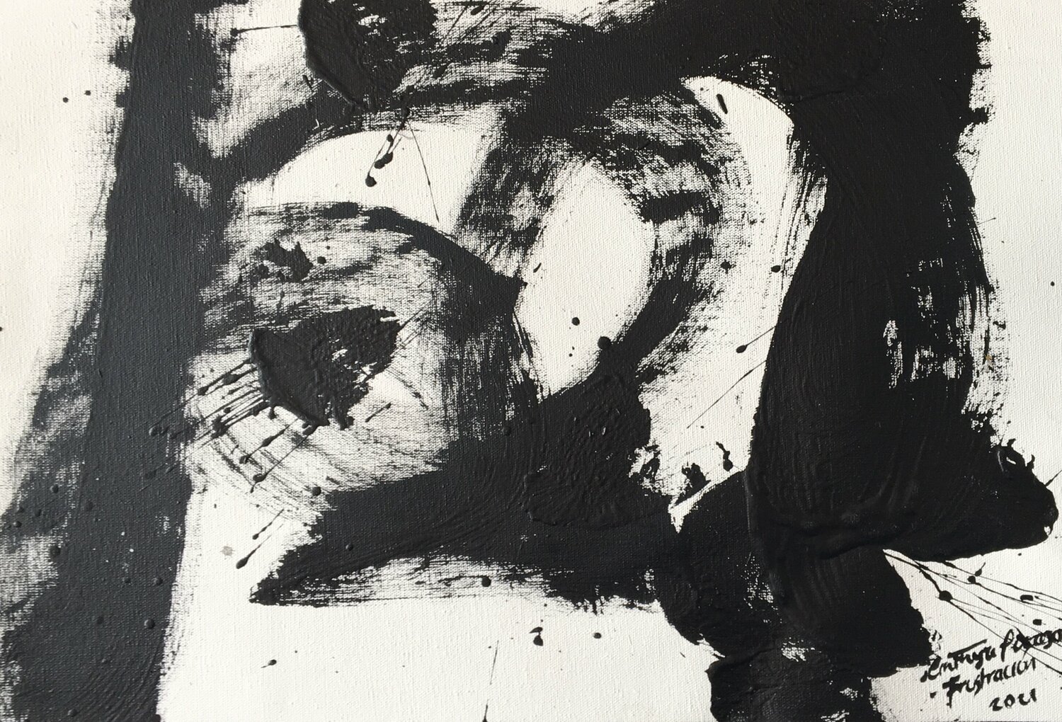 Frustración - Frustration Cinthya Picazo Original painting for sale