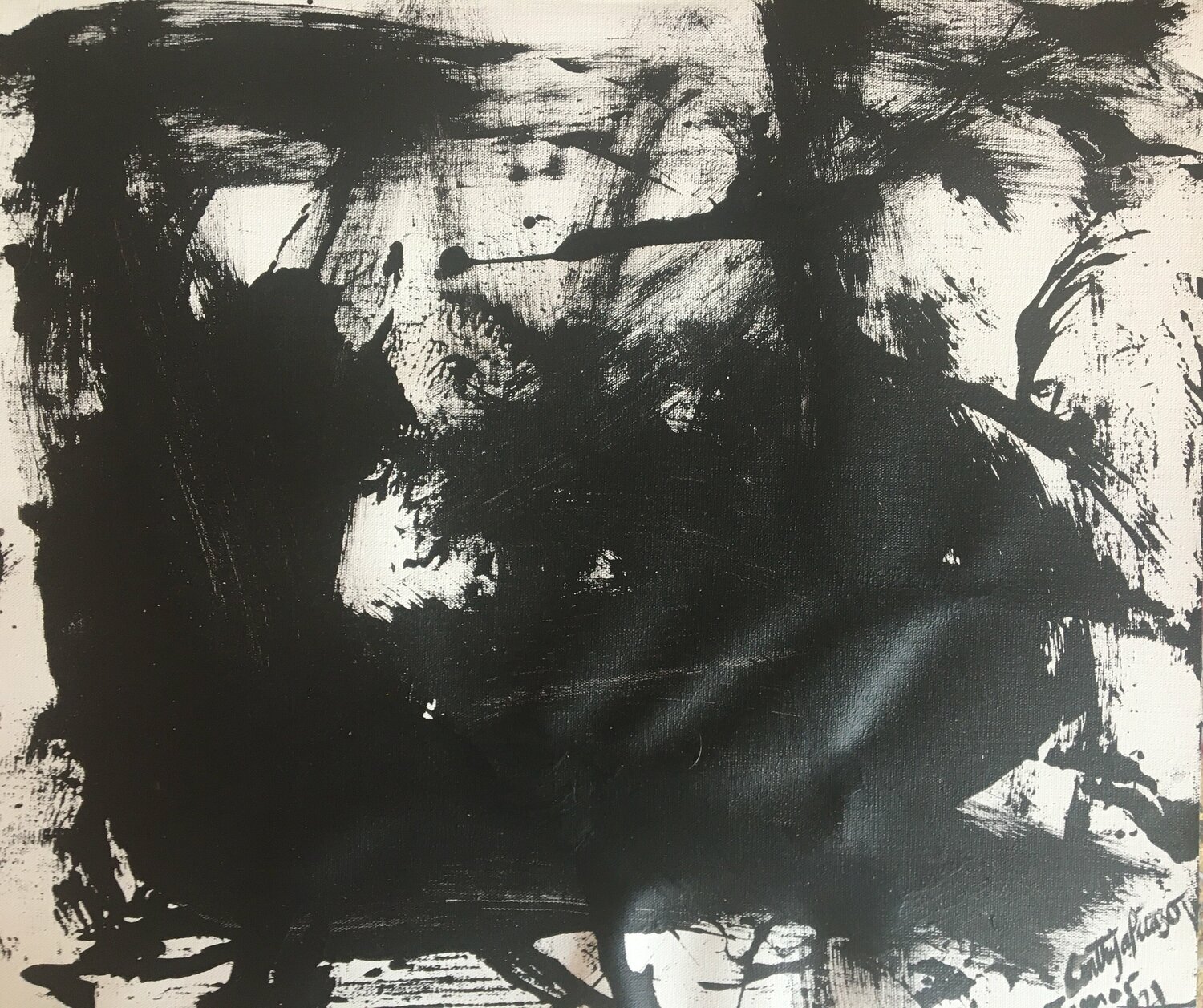 Temor - Fear Covid19 Cinthya Picazo Original painting for sale