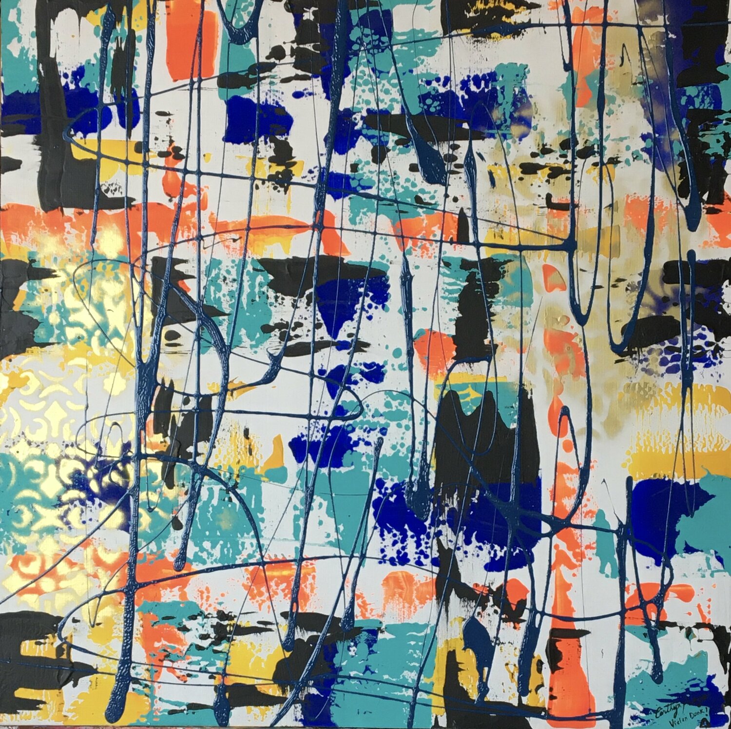 Vielen Dank! Cinthya Picazo Original painting for sale