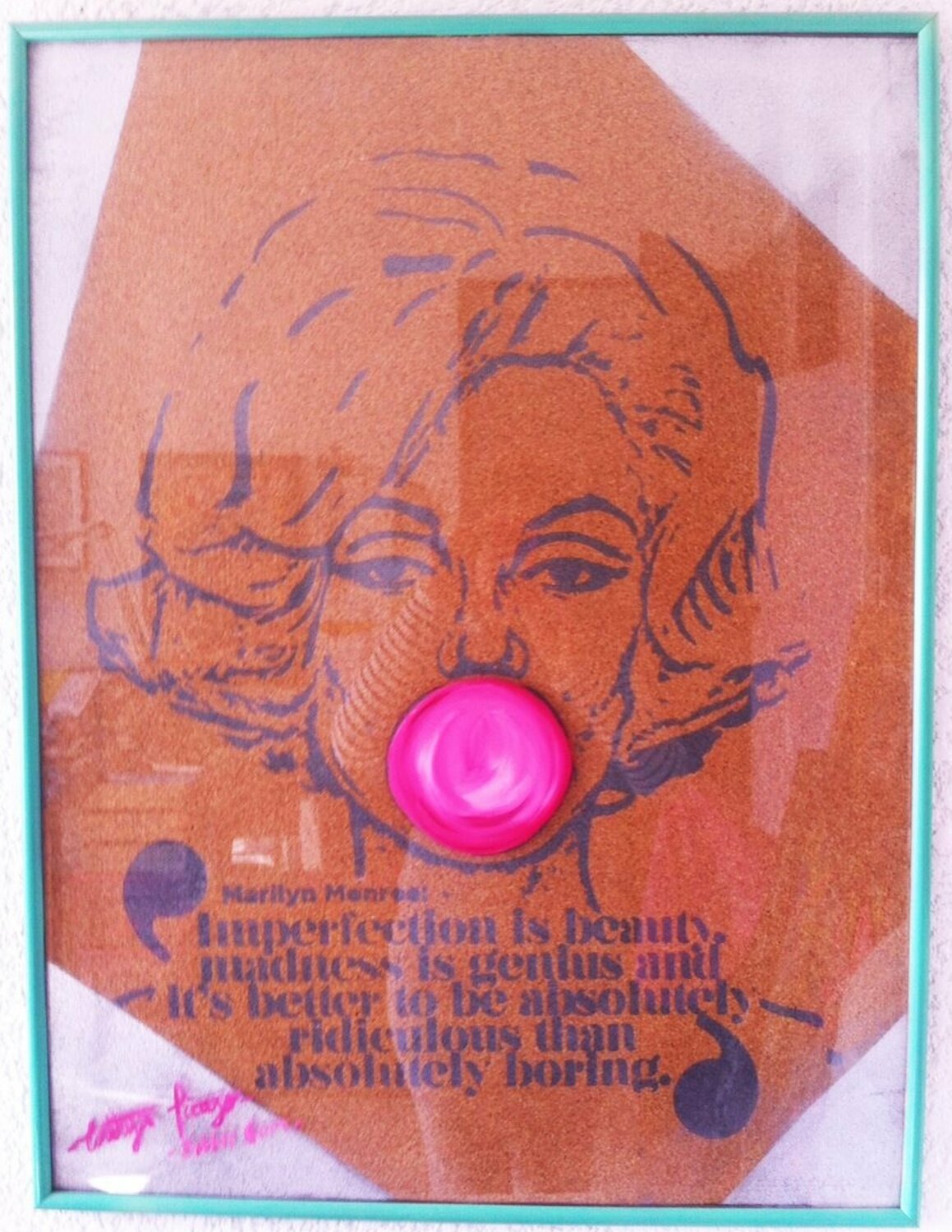 Marilyn Bubble GUM Cinthya Picazo Originalgemälde zu verkaufen
