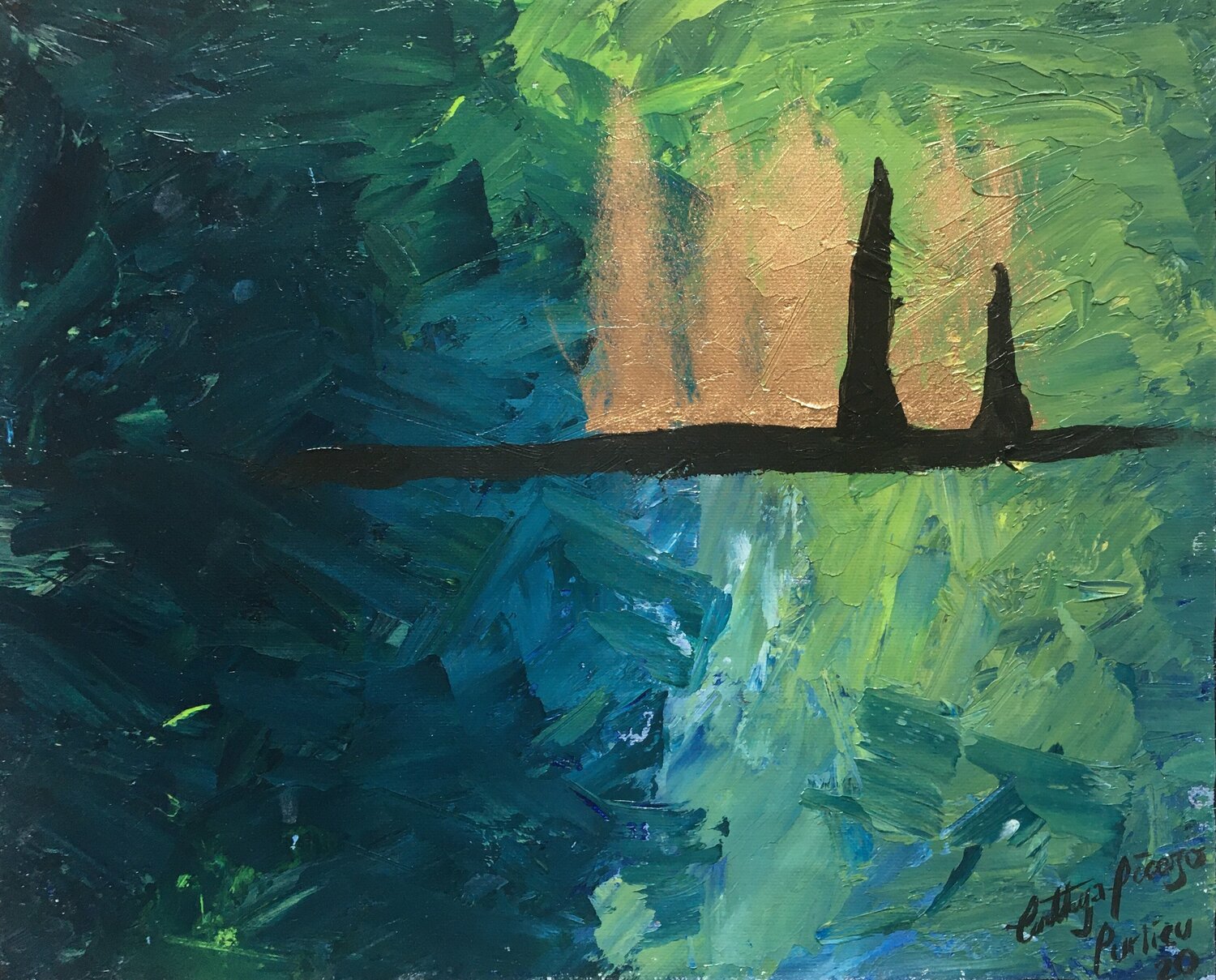 Purlieu Cinthya Picazo Origineel schilderij te koop