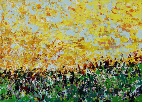 Camino Piornal - The way to Piornal von Pia Andersen, Malerei kaufen auf Singulart