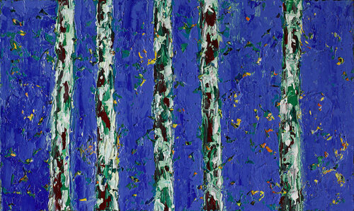 In between trunks I von Pia Andersen, Malerei kaufen auf Singulart