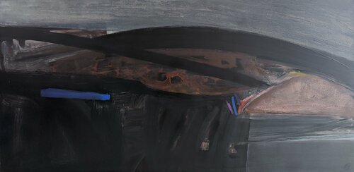 Road  (Part 3) di Yaryna Shumska, Pittura in vendita su Singulart