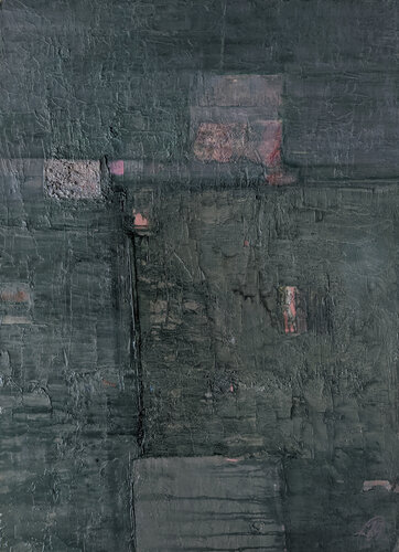 Here was the sea. What´s now, I can´t see. di Yaryna Shumska, Pittura in vendita su Singulart