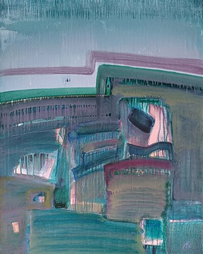 Deep emerald di Yaryna Shumska, Pittura in vendita su Singulart
