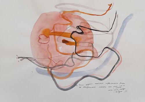 Ways of memory di Yaryna Shumska, Opera su carta in vendita su Singulart