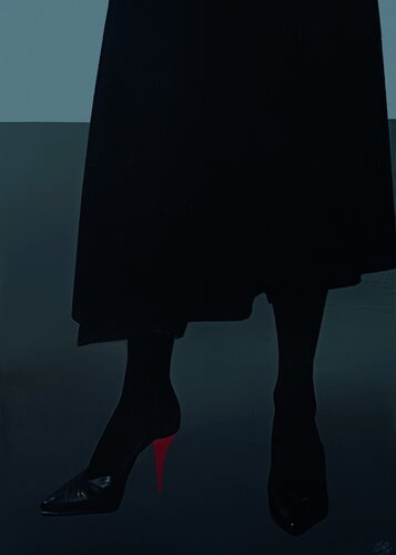 I prefer my own shoes di Yaryna Shumska, Pittura in vendita su Singulart