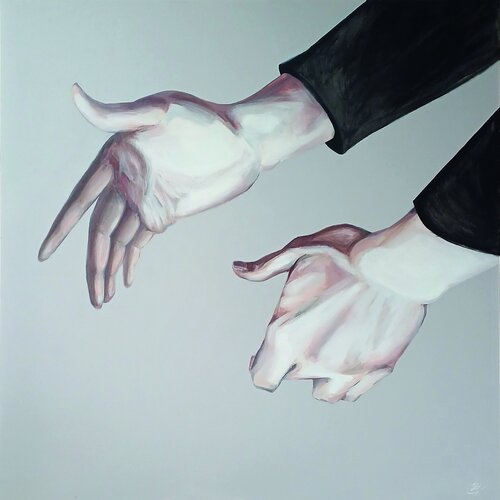 I'm holding (on) di Yaryna Shumska, Pittura in vendita su Singulart