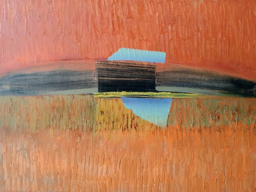 Shadow of the sun 1 van Yaryna Shumska, Schilderij te koop op Singulart