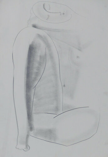 Nude van Yaryna Shumska, Tekening te koop op Singulart