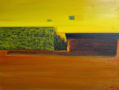 Out of the city van Yaryna Shumska, Schilderij te koop op Singulart