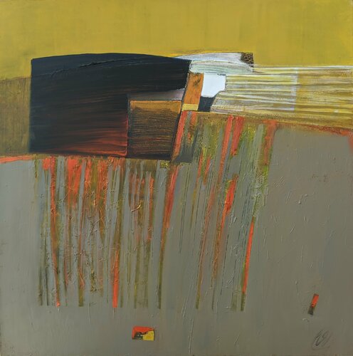 Yellow 3 van Yaryna Shumska, Schilderij te koop op Singulart