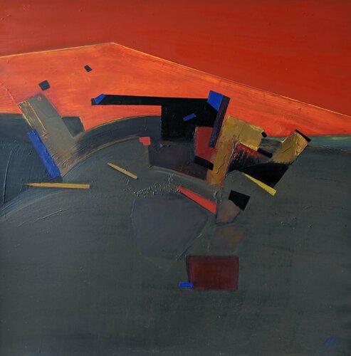 Sky line III van Yaryna Shumska, Schilderij te koop op Singulart