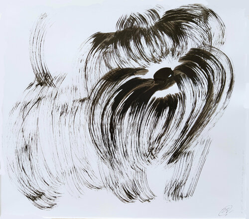Shaggy dog di Yaryna Shumska, Disegno in vendita su Singulart