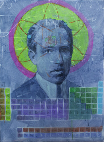 Bohr atom model de Lorenzo Sperzaga, Pintura a la venta en Singulart