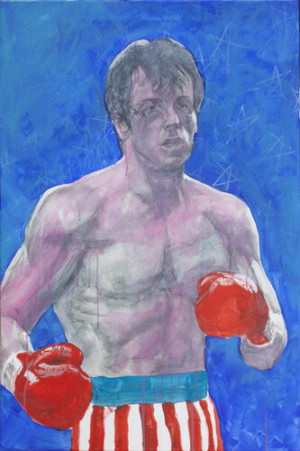 Rocky Balboa von Lorenzo Sperzaga, Malerei kaufen auf Singulart