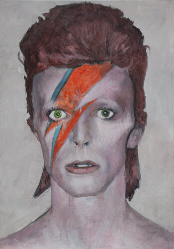 Bowie van Lorenzo Sperzaga, Schilderij te koop op Singulart