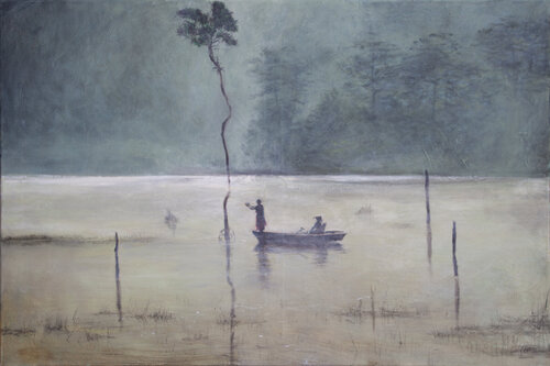 acqua e cielo von Lorenzo Sperzaga, Malerei kaufen auf Singulart